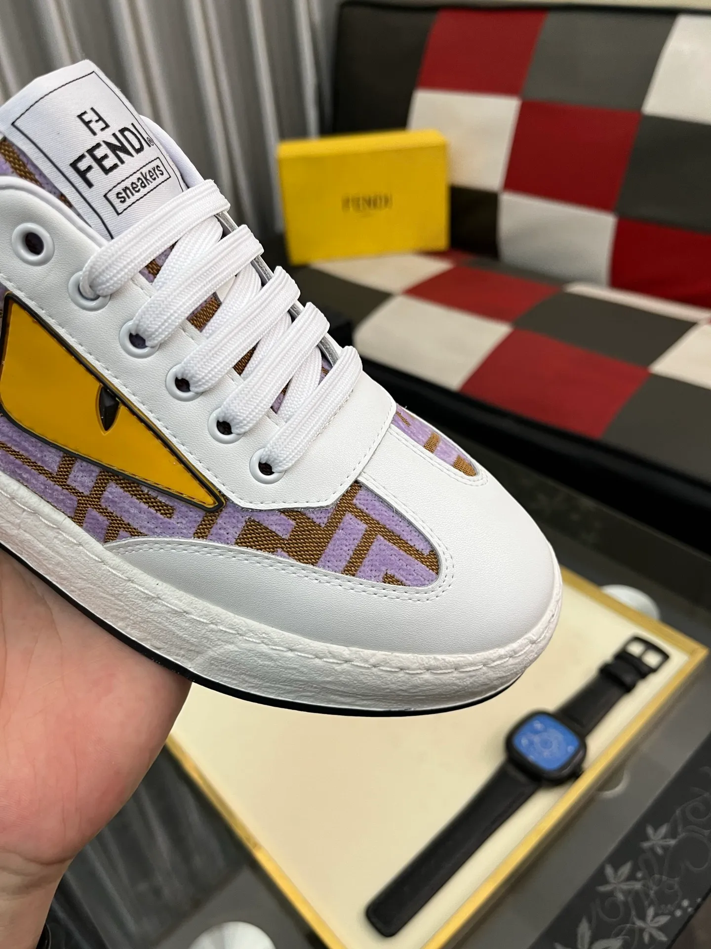 Men's shoes 💰420⌚️⌚️FENDI "Fendi" P480 Regular size: 38-44 (casual shoes) Product materials: Selected cowhide upper, soft sheepskin lining; original outsole. 4️⃣colors available